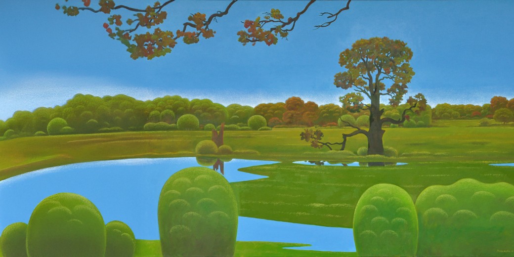 Detail obrazu Antonína Vojtka