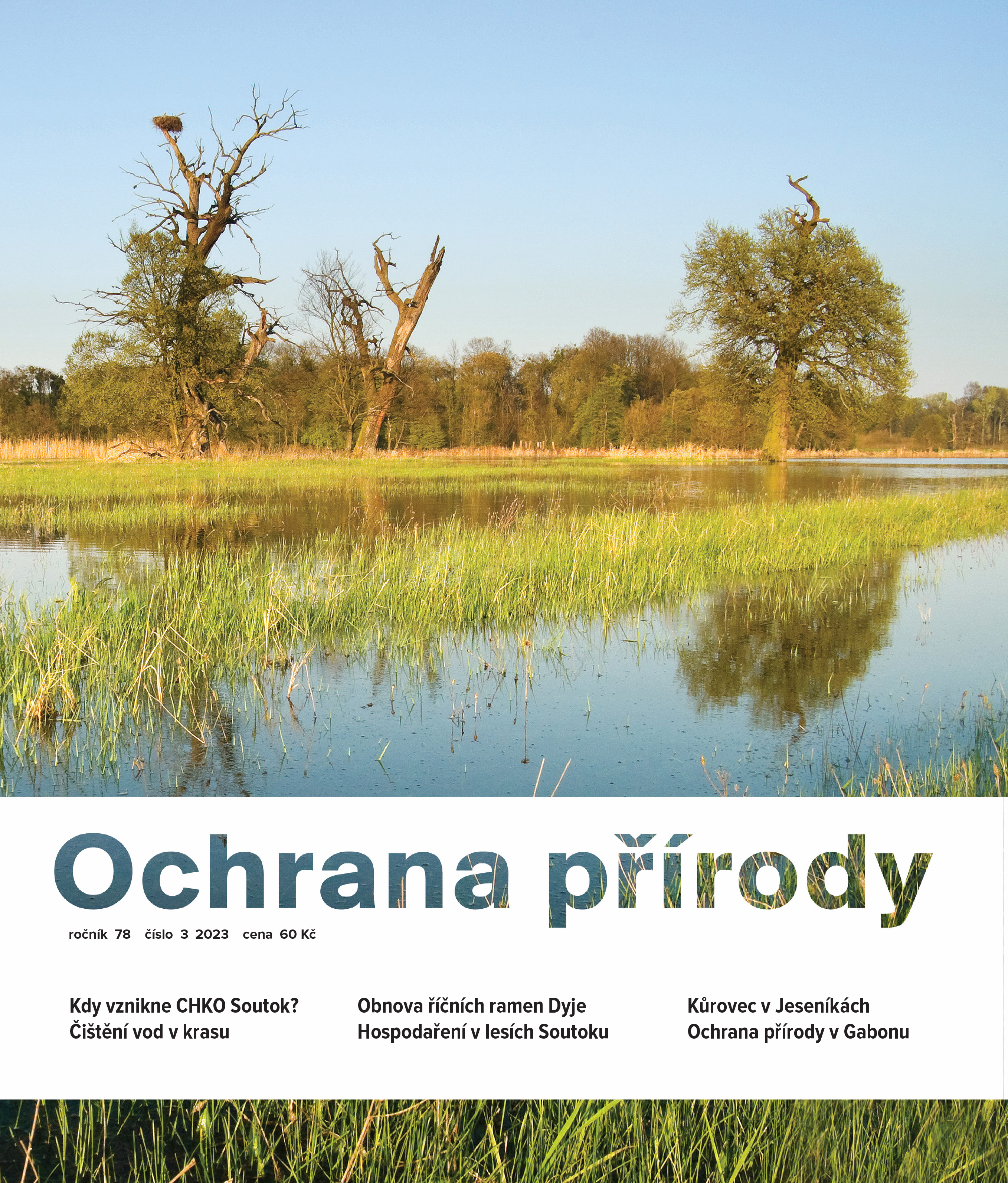 Obálka časopisu Ochrana přírody