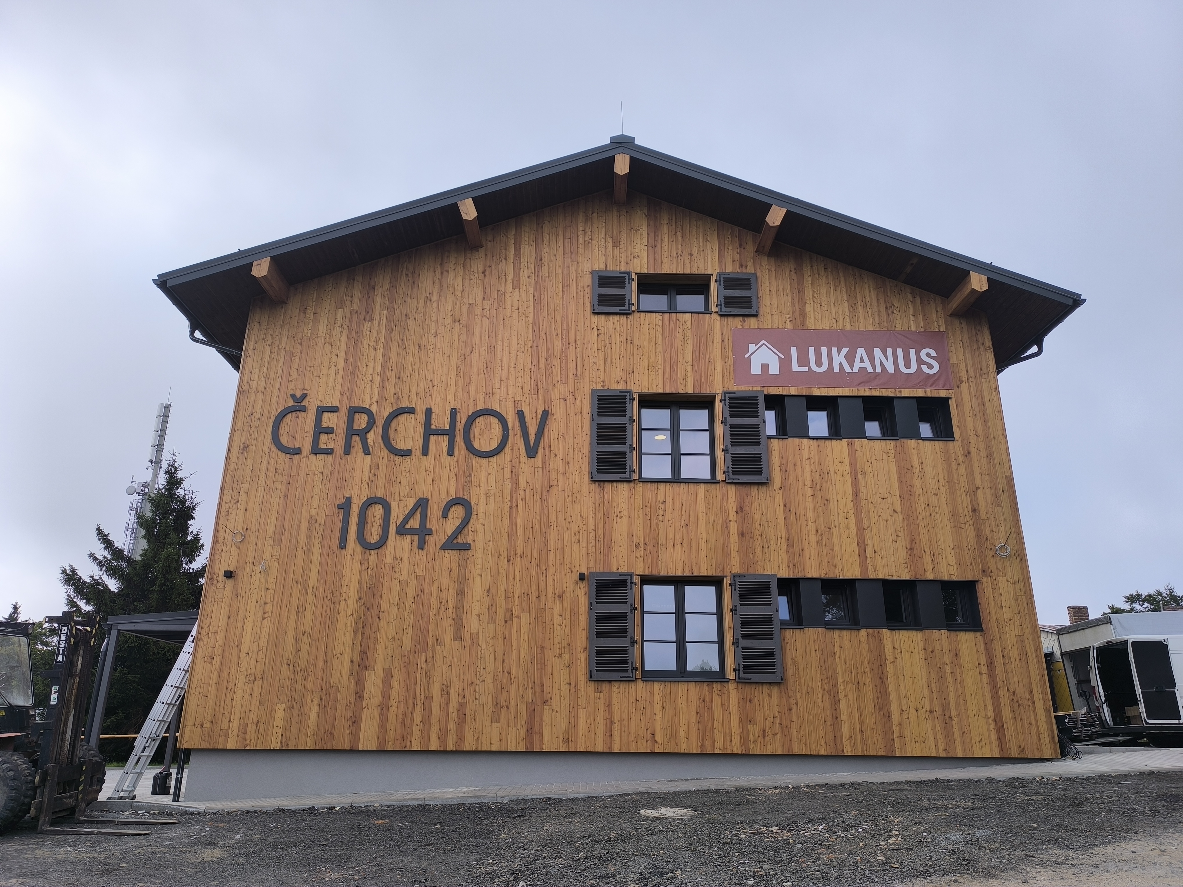 nová horská chata na Čerchově