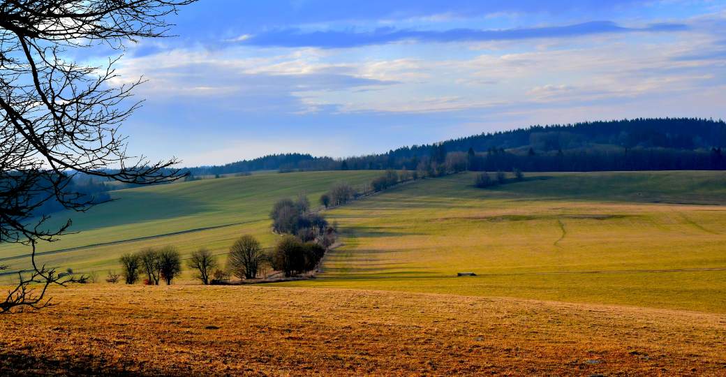 Krajina v Pořejově.